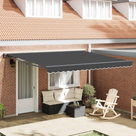 Cadre d'auvent Anthracite 400 × 300 cm 526289526289
