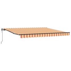 Auvent Rétractable Jaune et Orange 400 × 300 cm 526299526299