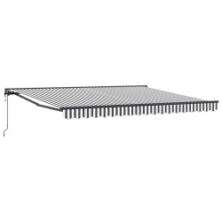 Cadre d'auvent Anthracite et blanc 400 × 300 cm 526300526300