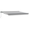 Cadre d'auvent Anthracite et blanc 400 × 300 cm 526300526300