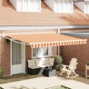 Auvent Rétractable Jaune et Orange 400 × 300 cm 526307526307