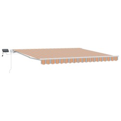 Auvent Rétractable avec Multicolore 400 ×300 cm tissu 526315526315