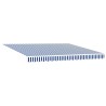 Cadre d'auvent Bleu et Blanc 400 × 300 cm 526327526327