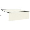 Auvent Rétractable Crème 400 × 300 cm Polyester et Aluminium 526331526331