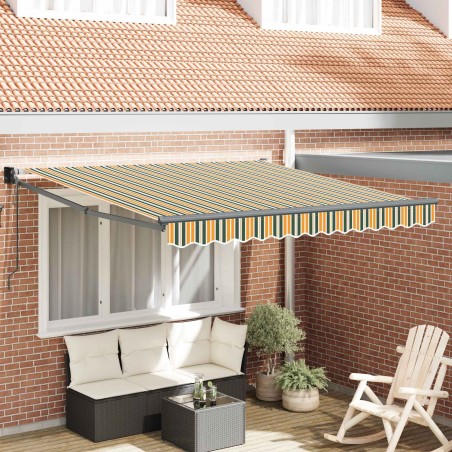 Auvent Rétractable Multicolore 350 x 250 cm 526336526336