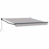 Auvent Rétractable Gris clair 350 x 250 cm 526358526358
