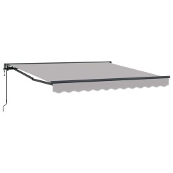 Cadre d'auvent Gris clair 350 x 250 cm 526359526359