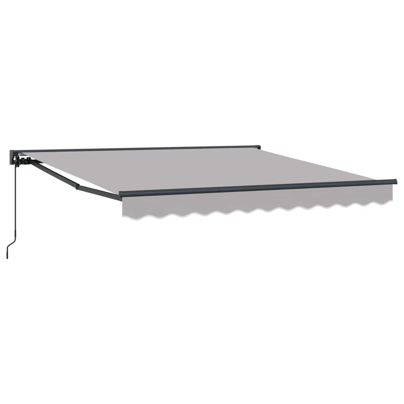 Cadre d'auvent Gris clair 350 x 250 cm 526360526360