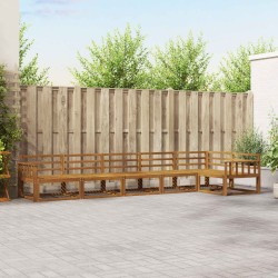 Ensemble de canapés d'extérieur 6 pcs Naturel 526369526369