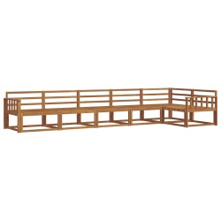 Ensemble de canapés d'extérieur 6 pcs Naturel 526369526369
