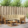 Ensemble de canapés d'extérieur 5 pcs Naturel et Beige 526372526372