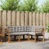 Ensemble de canapés d'extérieur 4 pcs Gris Naturel et Clair 526385526385