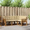 Ensemble de canapés d'extérieur 4 pcs Naturel et Beige 526396526396
