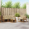 Ensemble de canapés d'extérieur 6 pcs Naturel et Beige 526465526465