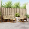 Ensemble de canapés d'extérieur 6 pcs Naturel et Beige 526469526469