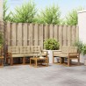 Ensemble de canapés d'extérieur 6 pcs Naturel et Beige 526474526474