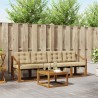 Ensemble de canapés d'extérieur 5 pcs Naturel et Beige 526483526483