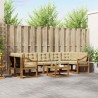 Ensemble de canapés d'extérieur 8 pcs Naturel et Beige 526491526491