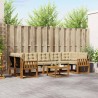 Ensemble de canapés d'extérieur 8 pcs Naturel et Beige 526496526496