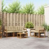 Ensemble de canapés d'extérieur 6 pcs Naturel et Beige 526508526508