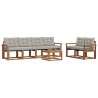 Ensemble de canapés d'extérieur 7 pcs Gris Naturel et Clair 526517526517