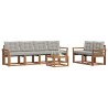 Ensemble de canapés d'extérieur 7 pcs Gris Naturel et Clair 526517526517