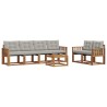 Ensemble de canapés d'extérieur 7 pcs Gris Naturel et Clair 526533526533