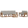 Ensemble de canapés d'extérieur 7 pcs Gris Naturel et Clair 526533526533