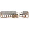 Ensemble de canapés d'extérieur 7 pcs Gris Naturel et Clair 526537526537