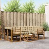 Ensemble de canapés d'extérieur 7 pcs Naturel et Beige 526551526551