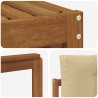Ensemble de canapés d'extérieur 4 pcs Naturel et Beige 526561526561