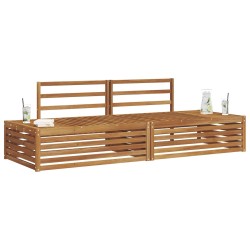 Ensemble de canapés d'extérieur 2 Pièce Naturel 526562526562