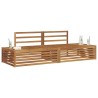 Ensemble de canapés d'extérieur 2 Pièce Naturel 526562526562