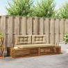 Ensemble de canapés d'extérieur 2 Pièce Naturel et Beige 526576526576