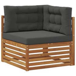 Ensemble de canapés d'extérieur 4 pcs Naturel et Anthracite 526580526580
