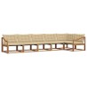 Ensemble de canapés d'extérieur 6 pcs Naturel et Beige 526592526592