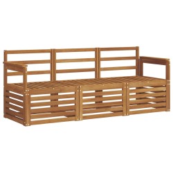 Ensembles de canapés 3 pcs Naturel Bois d'Acacia Massif 526606526606