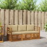 Ensembles de canapés avec coussin 3 pcs Naturel et Beige 526607526607