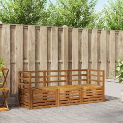 Ensembles de canapés 3 pcs Naturel Bois d'Acacia Massif 526611526611