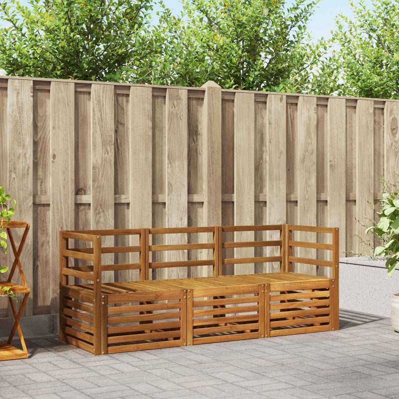 Ensembles de canapés 3 pcs Naturel Bois d'Acacia Massif 526611526611
