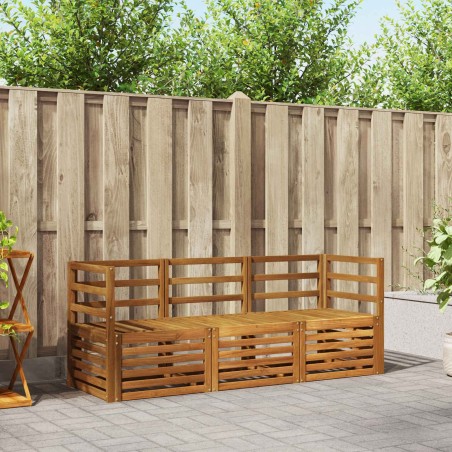 Ensembles de canapés 3 pcs Naturel Bois d'Acacia Massif 526611526611