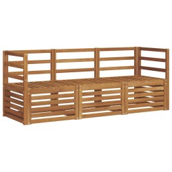 Ensembles de canapés 3 pcs Naturel Bois d'Acacia Massif 526611526611