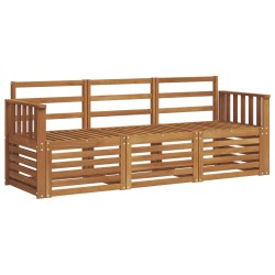 Ensembles de canapés 3 pcs Naturel Bois d'Acacia Massif 526612526612