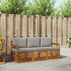 Ensembles de canapés avec coussin 3 pcs Gris Naturel et Clair 526615526615