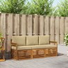 Ensembles de canapés avec coussin 3 pcs Naturel et Beige 526625526625