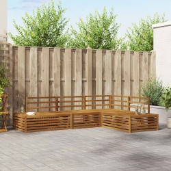 Ensemble de canapés d'extérieur 4 Pièce Naturel 526626526626