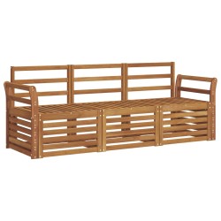 Ensembles de canapés 3 pcs Naturel Bois d'Acacia Massif 526627526627