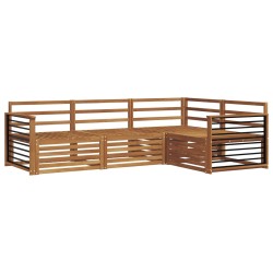 Ensemble de canapés d'extérieur 4 pcs Naturel 526632526632