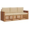 Ensembles de canapés avec coussin 3 pcs Naturel et Beige 526640526640