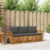 Ensembles de canapés avec coussin 3 pcs Naturel et Anthracite 526644526644